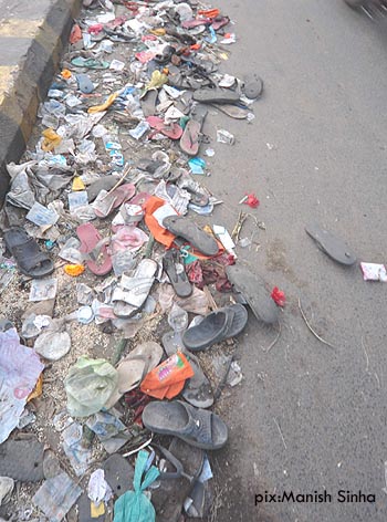 scene outside rally ground