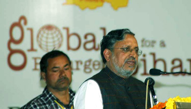 Dy CM  Sushil Kr Modi addressing the delegates