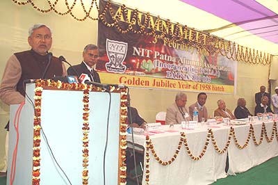 Nitish at NIT alumni meet