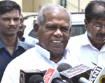 Jitan Ram Manjhi while addressing the media persons after meeting with Prime Minister,  Narendra Modi at 7, Race Course Road, New Delhi on 21st June,2014